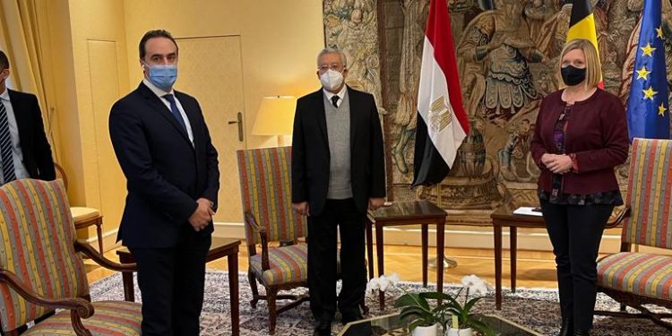 المستشار حنفي جبالي يلتقي رئيسة مجلس النواب البلجيكي