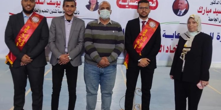 أبو عيلة رئيسا لإتحاد طلاب جامعة المنوفية وزنباع نائبا