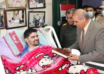 رئيس جامعة الأزهر يزور أبطال مصر ويشيد بجهودهم في التصدي للإرهاب