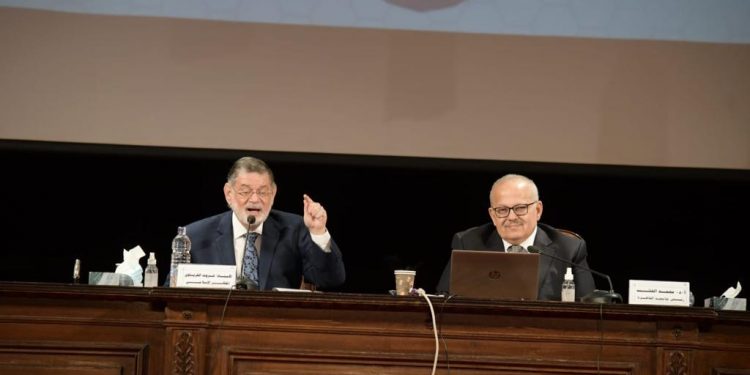 جامعة القاهرة تشهد محاضرة مشتركة لـ الخشت وثروت الخرباوي حول الدولة الوطنية والخطاب الديني الجديد