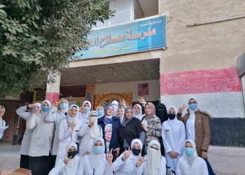 شكر من مدرسة أصحاب الهمم لكلية التمريض جامعة الأزهر بعد زيارة توعوية ناجحة