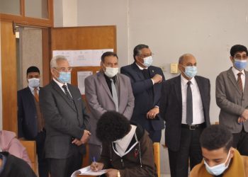 جولة  لـ”رئيس جامعة المنيا” للجان امتحانات الفصل الدراسي الأول