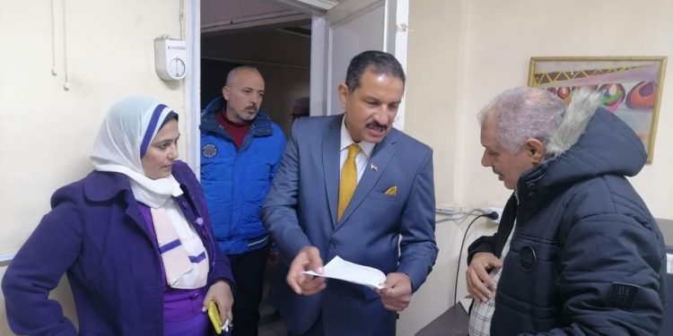 سلومة والخطيب يتفقدوا ديوان تعليم الجيزة وانتظام سير العمل