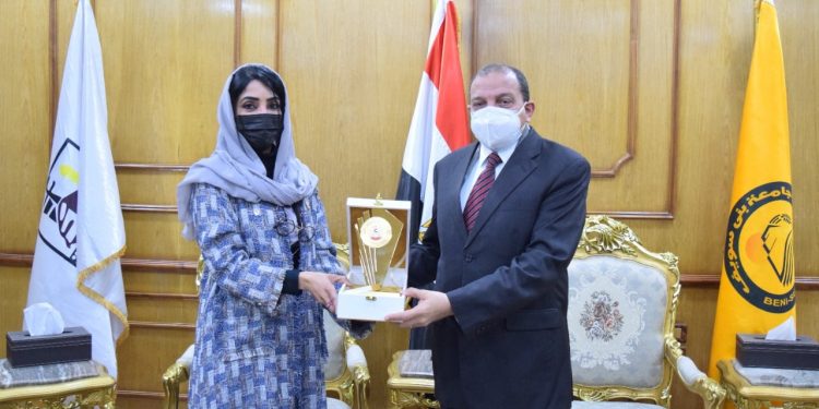 رئيس جامعة بني سويف يستقبل وفد سفارة الإمارات ويؤكد على عمق العلاقات التاريخية بين الشعبين