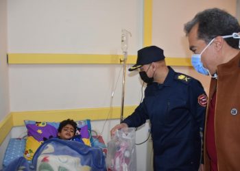 مديرية أمن الشرقية تحتفل بعيد الشرطة وسط أطفال مستشفيات جامعة الزقازيق