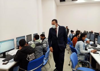 جامعة المنصورة الجديدة تعقد الاختبارات الإلكترونية المؤهلة للالتحاق بالجامعات الاهلية