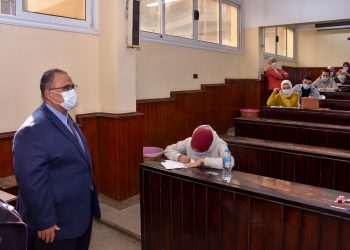 «سعود» يتفقد امتحانات كلية التربية جامعة عين شمس