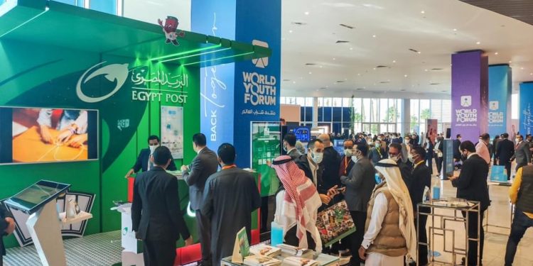 البريد المصري يشارك في منتدى شباب العالم ويصدر لوحة طوابع تذكارية