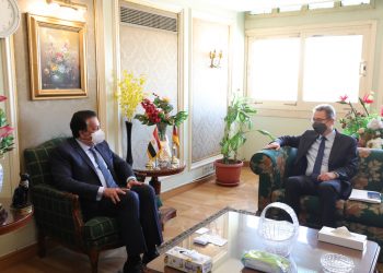 وزبر التعليم العالى والسفير الالمانى