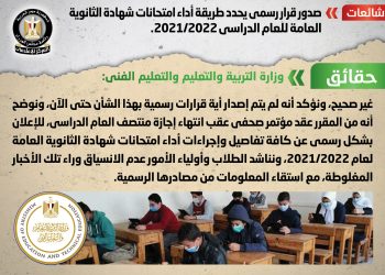 الوزراء يكشف حقيقة تحديد طريقة أداء امتحانات الثانوية العامة