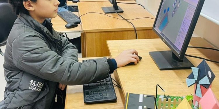 تدريب طلاب جامعة الطفل كفر الشيخ  “الحاسب الآلي”