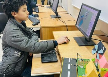تدريب طلاب جامعة الطفل كفر الشيخ  “الحاسب الآلي”