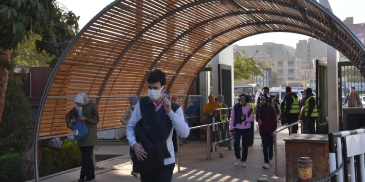 انتظام 80 الف طالب في أول أيام الفصل الدراسي الثاني في جامعة أسيوط