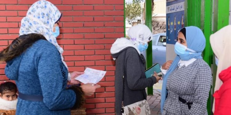 انتظام الدراسة بجامعة سوهاج في أول ايام الفصل الدراسي الثاني