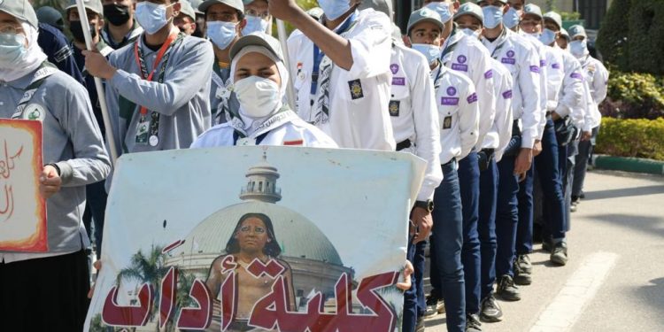 الخشت يفتتح المهرجان الكشفي لجوالي جامعة القاهرة