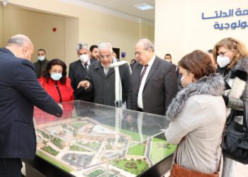  لجنة التعليم بمجلس الشيوخ تزور جامعة الدلتا التكنولوجية