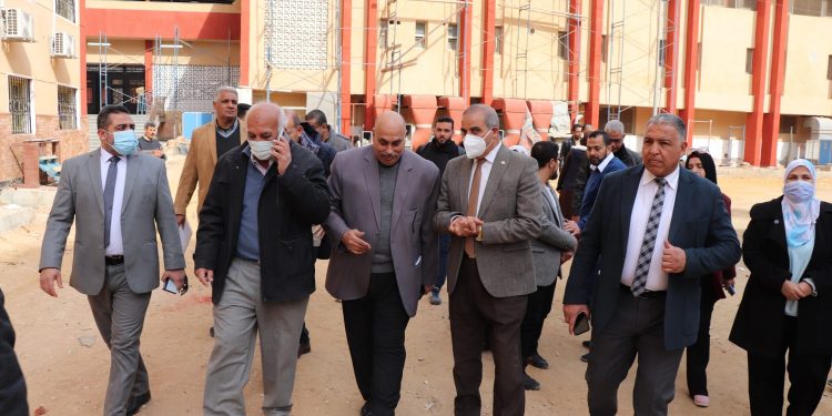 رئيس جامعة الأزهر يتفقد المدن الجامعية ويتابع أعمال الصيانة والتجديدات