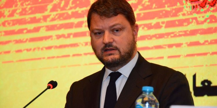 رئيس برلمان البحر المتوسط يشيد بجهود "أبو العينين" في الدفاع عن حقوق مصر المائية