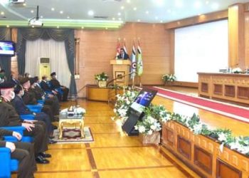 أكاديمية ناصر العسكرية العليا تستضيف وزير التعليم العالي والبحث العلمي 