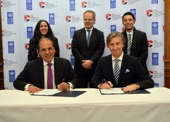 الأول من نوعه على مستوى الجامعات العربية..الجامعة البريطانية في مصر توقع مذكرة تفاهم مع برنامج الأمم المتحدة لتعزيز مشاركة الشباب