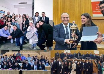  فريق حقوق الألمانية بالقاهرة الأول بمسابقة المحاكمة الصورية على مستوى الشرق الأوسط