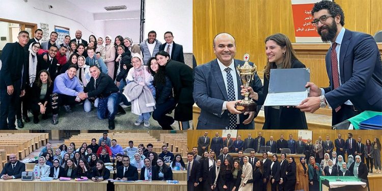  فريق حقوق الألمانية بالقاهرة الأول بمسابقة المحاكمة الصورية على مستوى الشرق الأوسط
