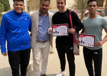 انطلاق ماراثون الجري بكلية هندسة حلوان