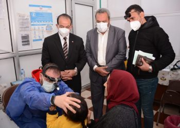 فحص 1015 حالة بالمجان في قافلة جامعة طنطا بالبحر الأحمر