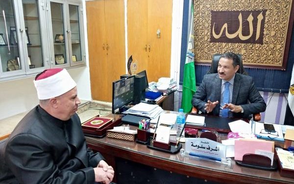 سلومة يلتقي مدير أوقاف الجيزة لمناقشة تجديد الخطاب الديني وزيادة الوعي