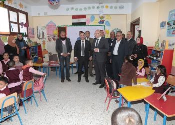 بتكلفة 5 مليون جنيه وتضم 11 فصل..  محافظ بني سويف يفتتح  مدرسة دنديل