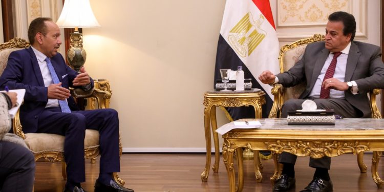 وزير التعليم العالي يستقبل المدير الجديد لمكتب اليونسكو بالقاهرة، ويبحث معه دعم العلوم التطبيقية