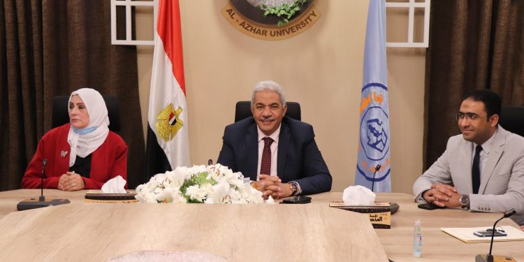 تعاون بين جامعة الأزهر وبنك المعرفة المصري للنهوض والارتقاء بقطاع الدراسات العليا