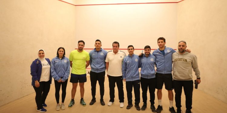 وزير التعليم العالى يفتتح نهائي بطولة الجامعات المصرية للإسكواش بالجامعة الأمريكية