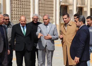 رئيس جامعة الأزهر يتابع التشطيبات النهائية بمسجد الجامعة