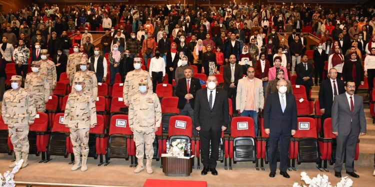 جامعة حلوان تستضيف الندوة التثقيفية الثامنة لقوات الدفاع الشعبي والعسكري