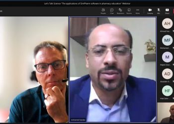 صيدلة جامعة حلوان تنظم ويبينار دولي عن استخدام الألعاب في التعليم الصيدلي