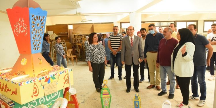 معرض فني عن التراث لطلاب «فنون جميلة أسيوط»