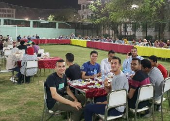 500 طالب في حفل السحور الجماعي بجامعة أسيوط