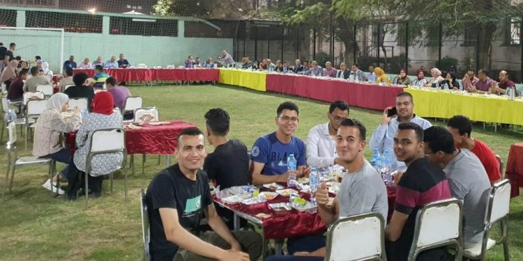 500 طالب في حفل السحور الجماعي بجامعة أسيوط