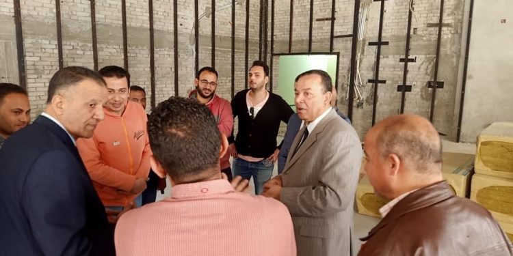 رئيس جامعة المنصورة الجديدة يتفقد كليتي طب  الاسنان والعلوم