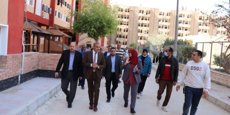 رئيس جامعة الأزهر يتابع أكبر حركة تطوير تشهدها المدينة الجامعية للطالبات