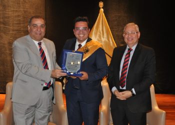 جامعة حلوان تحتفل بتنصيب على السيد رئيسًا لاتحاد الطلاب ويارا هاني نائبًا له