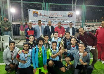 رئيس جامعة بنها يشهد ختام فعاليات الدورة الرمضانية لكرة القدم