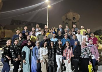 ممدوح مهدي يشارك اتحاد طلاب جامعة حلوان في حفل إفطار شهر رمضان