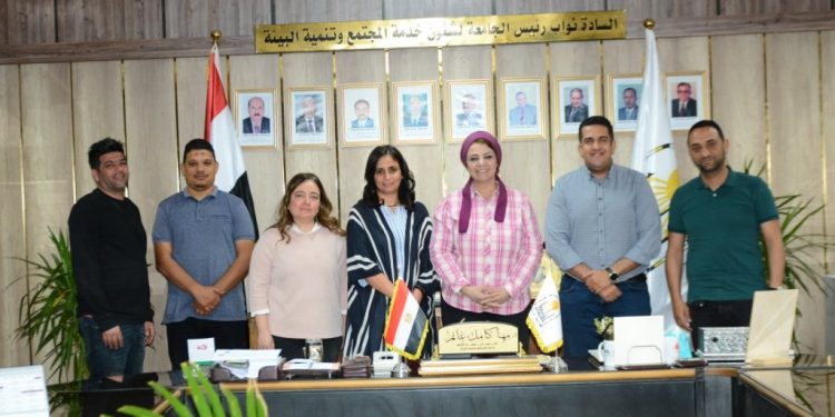 جامعة أسيوط تستقبل وفدا من هيئة تنمية صناعة تكنولوجيا المعلومات