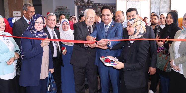 نوعية جامعة المنوفية تفتتح المعرض الإعلامي للإعلام التربوي