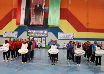 افتتاح بطولة كأس مصر لألعاب القوى لذوى الهمم على ملاعب جامعة المنوفية