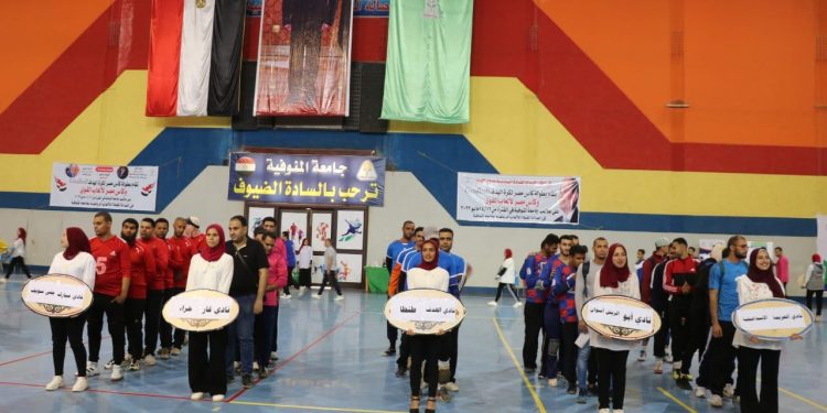 افتتاح بطولة كأس مصر لألعاب القوى لذوى الهمم على ملاعب جامعة المنوفية