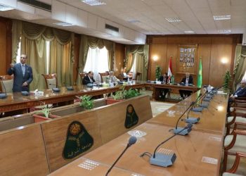 مبارك يرأس لجنة اختيار عميد كلية الهندسة الإلكترونية بجامعة المنوفية