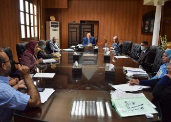 تفاصيل اجتماعي «المنشآت و أعضاء هيئة التدريس» بجامعة بني سويف